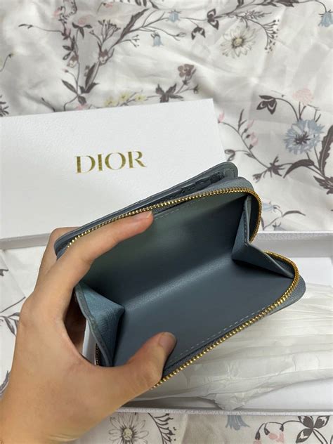 dior caro wallet|dior caro zipped pouch.